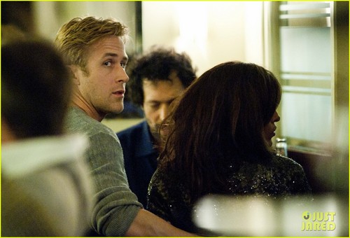  Ryan 小鹅, gosling, 高斯林 & Eva Mendes: Parisian Pair