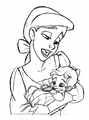 Walt Disney Sketches - Princess Ariel & Melody - walt-disney-characters photo