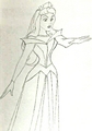 Walt Disney Sketches - Princess Aurora - walt-disney-characters photo