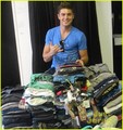 Zac Efron Donates Clothes to Teen's Closet - zac-efron photo