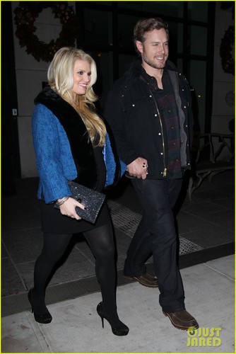 Jessica Simpson & Eric Johnson: Downtown Dinner in NYC