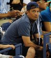 Matthew Perry watches as Andy Murray - tennis photo