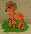 Paper Applejack - my-little-pony-friendship-is-magic fan art