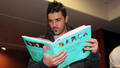 Players with their books - fc-barcelona photo