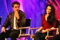 Robert Pattinson & Kristen Steward at the Breaking Dawn Convention   - twilight-series photo