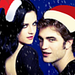 Robert Pattinson and Kristen Stewart- Christmas - twilight-series icon