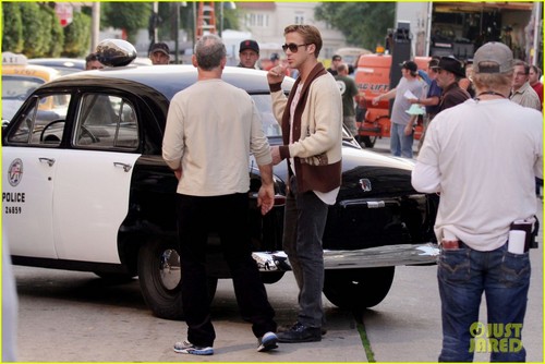 Ryan Gosling: 'Gangster Squad' Rehearsal