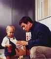 Bruce with his son - bruce-lee photo