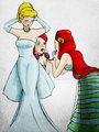 Cinderella and Ariel  - disney-princess fan art