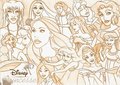 Disney Girls Group - disney-princess fan art