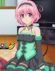 Lala's other younger sister and the twin sister to Nana Aster Deviluke Momo Bella Deviluke