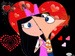 Phineas kiss Isabella - phineas-and-isabella icon