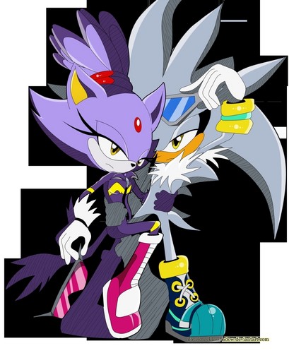 Silver and blaze sonic riders