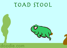  Toad schemel, hocker