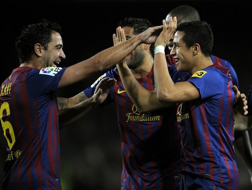 Xavi Hernandez - FC Barcelona (5) v Levante (0) - La Liga