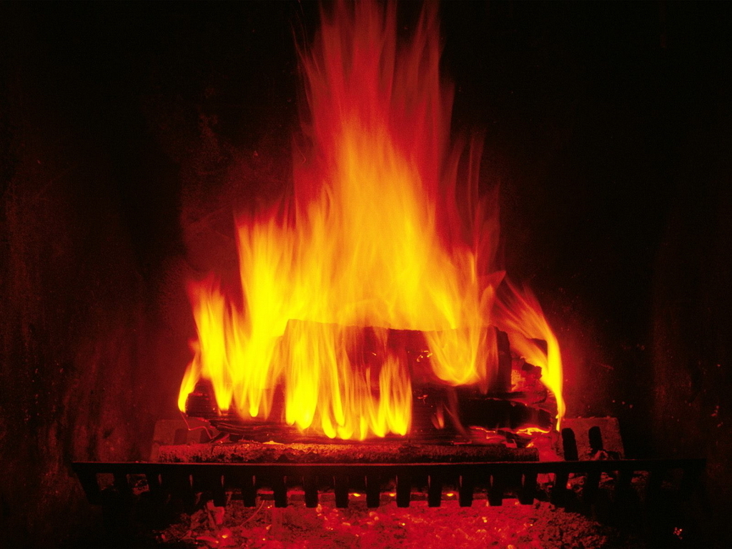 Fireplace For Your Home - Crackling Fireplace