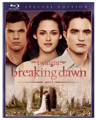  Breaking Dawn part 1 DVD and Blu-ray cover