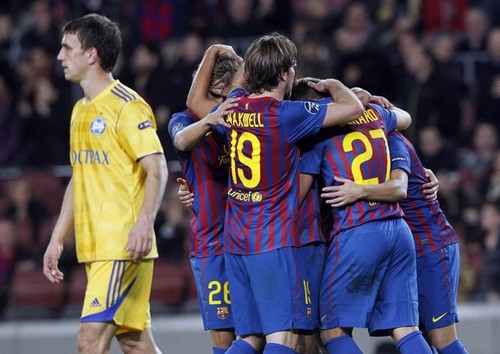  FC Barcelona (4) v BATE Borisov (0) - UEFA Champions League