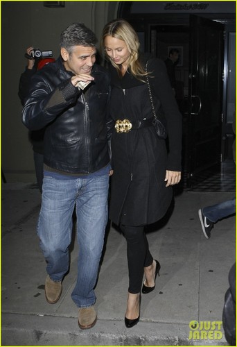  George Clooney & Stacy Keibler: makan malam at Craig's!