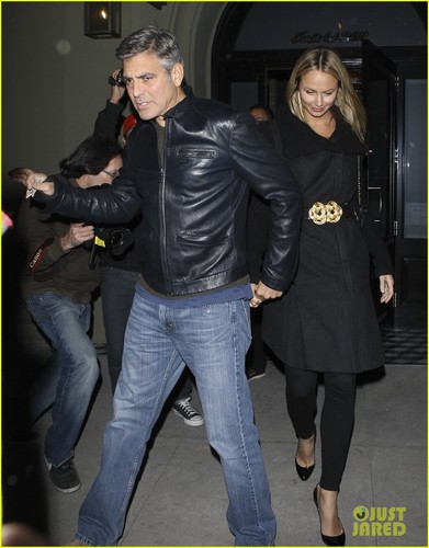  George Clooney & Stacy Keibler: رات کے کھانے, شام کا کھانا at Craig's!