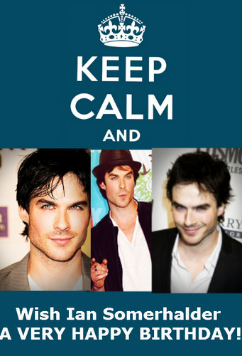  HAPPY B-DAY TO OUR IAN SOMERHALDER <3<3<3