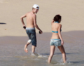 Justin Bieber And Selena Gomez On The Beach! - justin-bieber photo