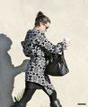 Lea stops to get a coffee at le pain quotidien in west hollywood - december 6, 2011 - glee photo
