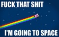 Nyan cat loves space - nyan-cat photo