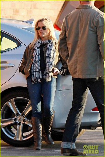  Reese Witherspoon: día Out with Dad!