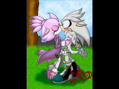 blaze and silver kissing