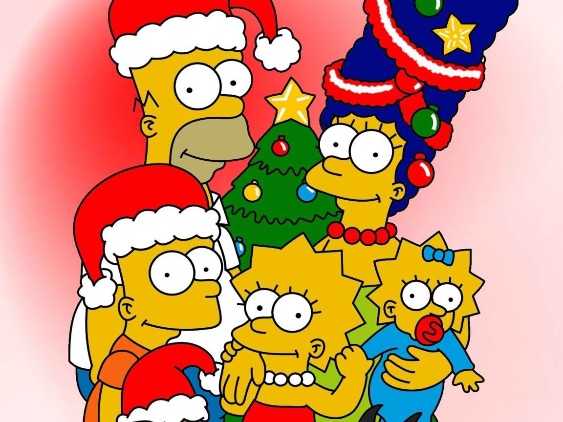 christmas time! The Simpsons Wallpaper (27401087) Fanpop