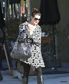 lea stops to get a coffee at le pain quotidien in west hollywood - december 6, 2011 - lea-michele photo