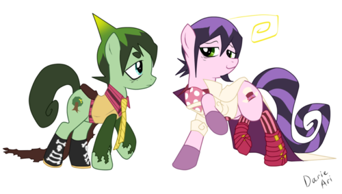  Mephisto and Amaimon as ponies