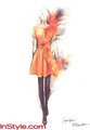 Fashion Designers Sketch Katniss's "Girl on Fire" Outfit - the-hunger-games photo