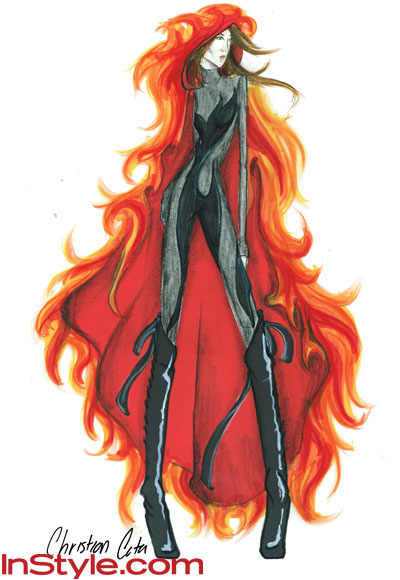 katniss everdeen girl on fire drawing