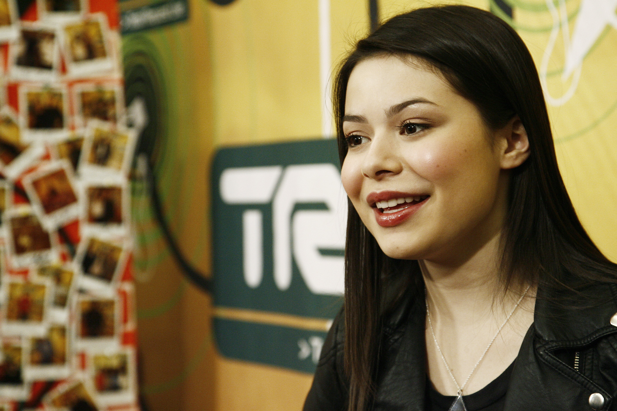 Photo of MTV's TRL in Milan (2008) for fans of Miranda Cosgrove. 