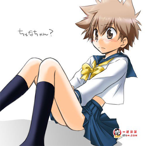  Tsuna (in girl clothes)