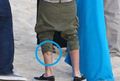 that's why he had his left calf wrapped .. ENJOY!  - justin-bieber photo