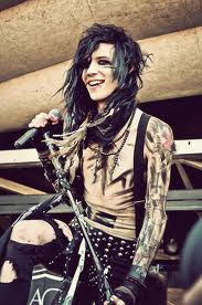 Andy on fire Biersack