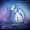 Celestia just wants to be loved :( - my-little-pony-friendship-is-magic photo