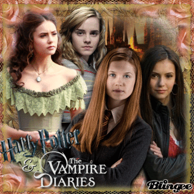 Hermione, Elena, Ginny and Katherine