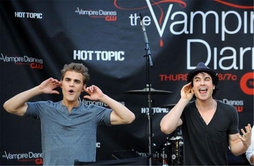  Paul Wesley and...