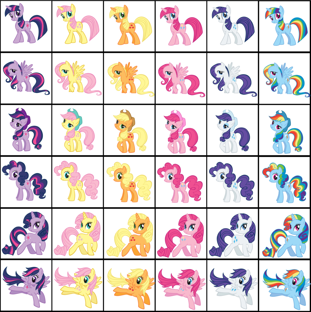 Pony Swap Colors  My Little Pony Friendship Is Magic Fan Art 