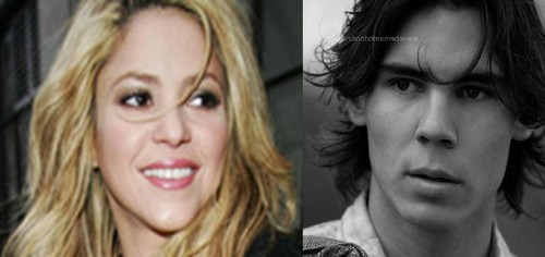 Shakira and Rafa Nadal the same strand of hair