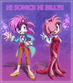 Sonia and Amy - sonic-the-hedgehog fan art