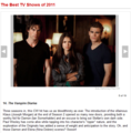 Tv Guide's Best Of The Year TV 2011 - the-vampire-diaries-tv-show photo