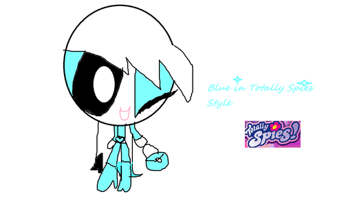  blue in totally spies style