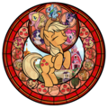 Applejack stained glass - my-little-pony-friendship-is-magic photo