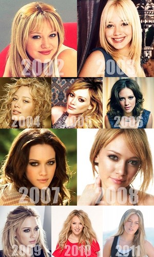  Hilary Duff through the years