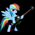 More pics of Rainbow Dash playing the guitar - my-little-pony-friendship-is-magic photo